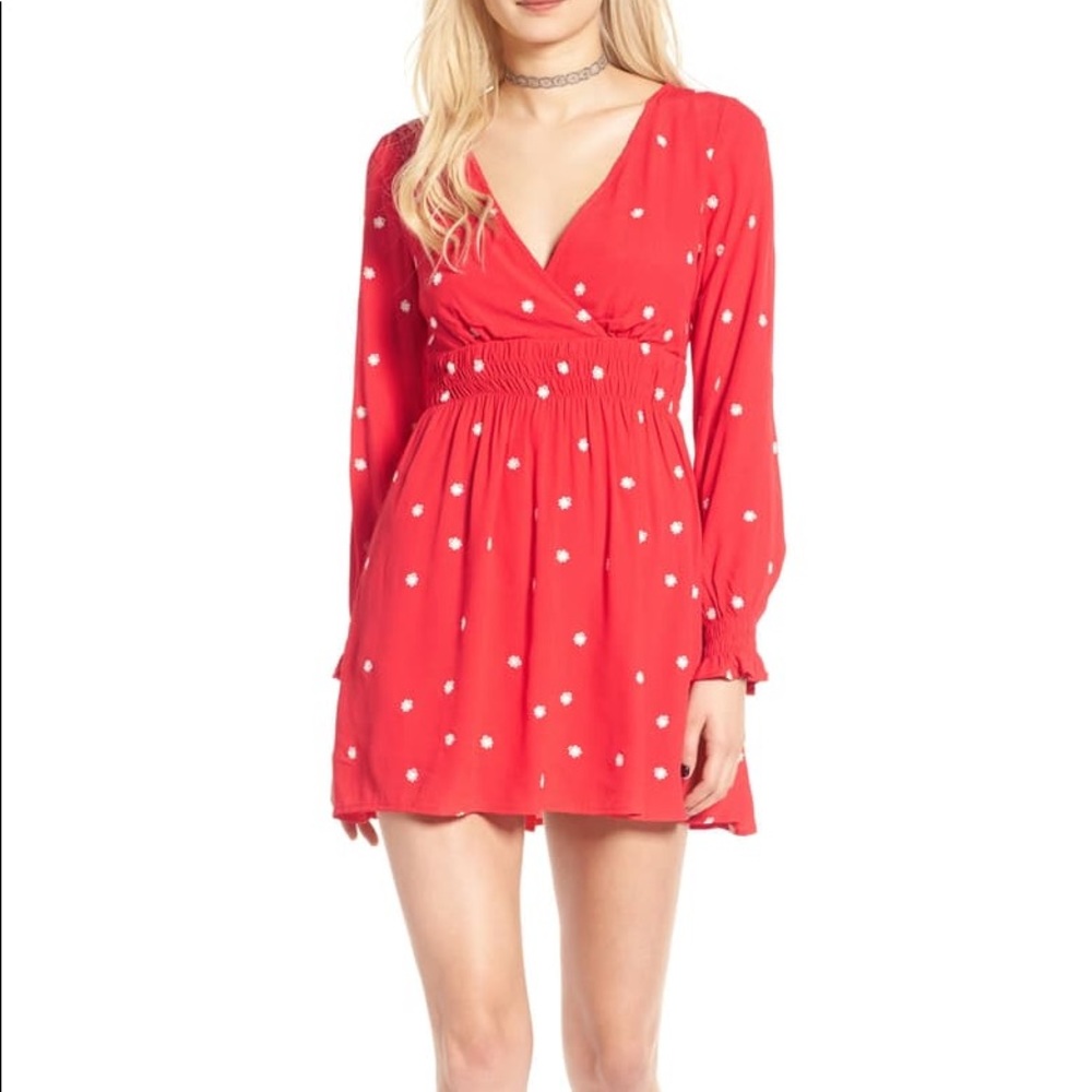 For Love and Lemons Chiquita longsleeve embroidered dress